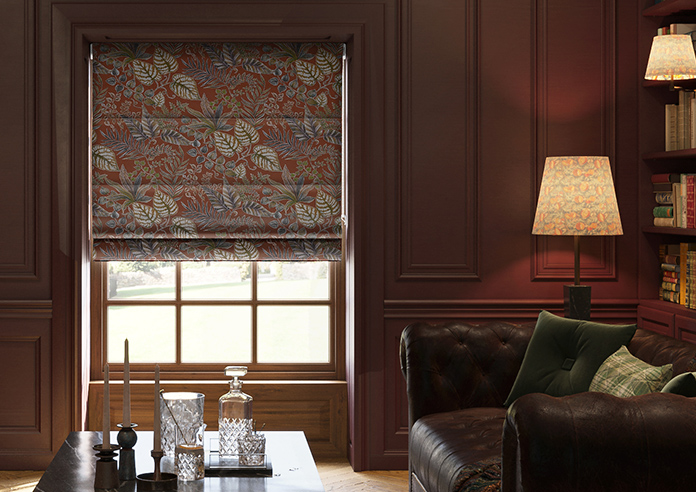 Paloma, Cinnamon - Motorised Roman Blind - Image 3